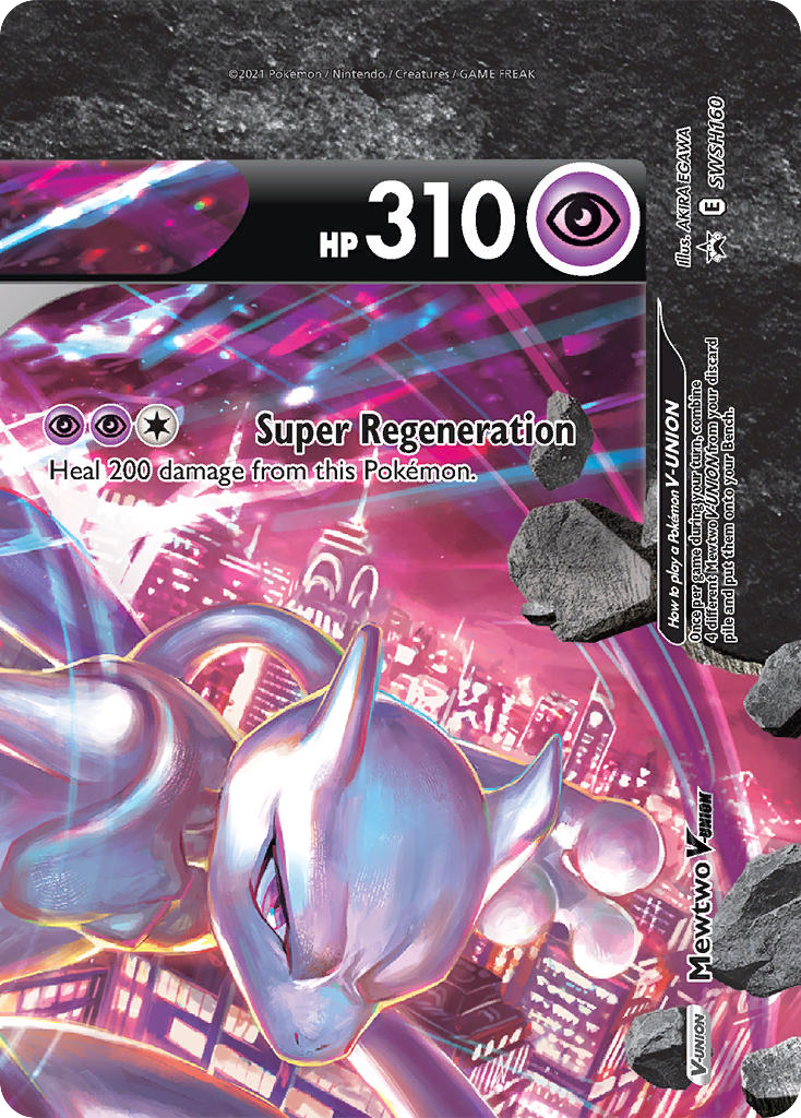 Mewtwo V-UNION — SWSH Black Star Promos #160 / 307