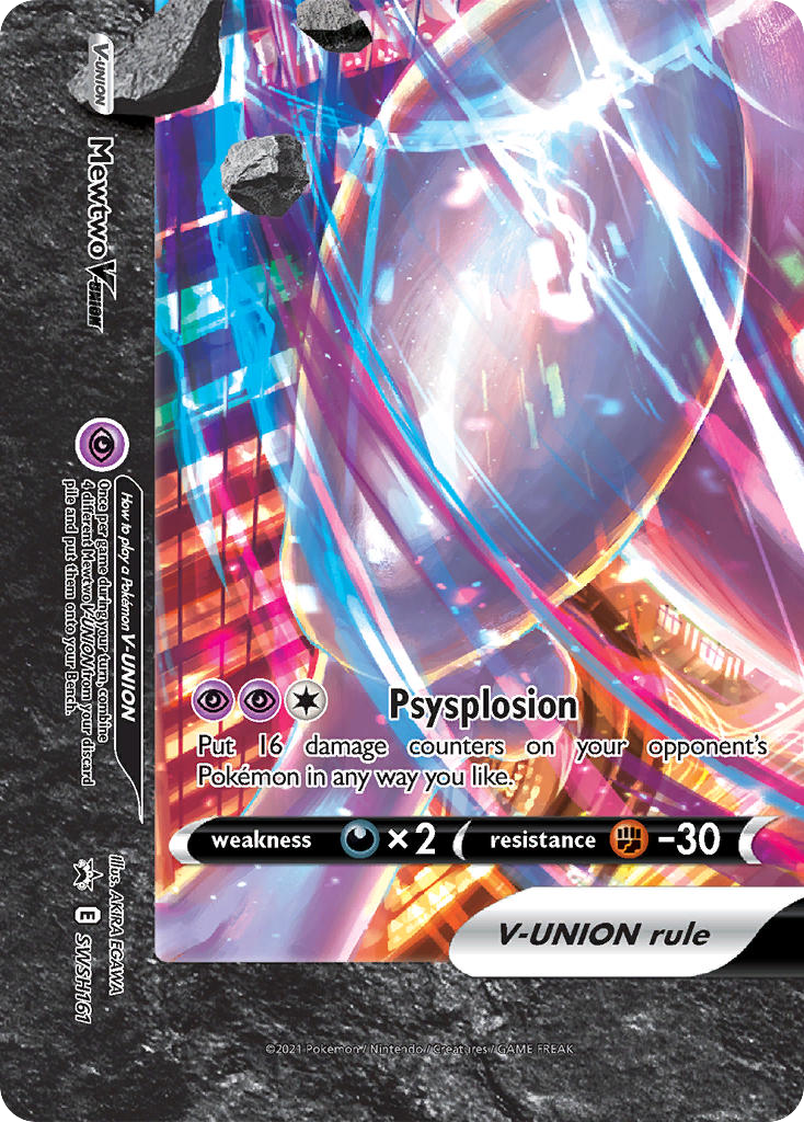 Mewtwo V-UNION — SWSH Black Star Promos #161 / 307