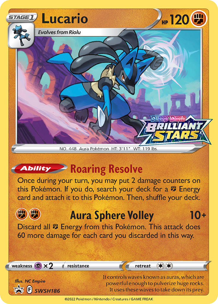Lucario — SWSH Black Star Promos #186 / 307