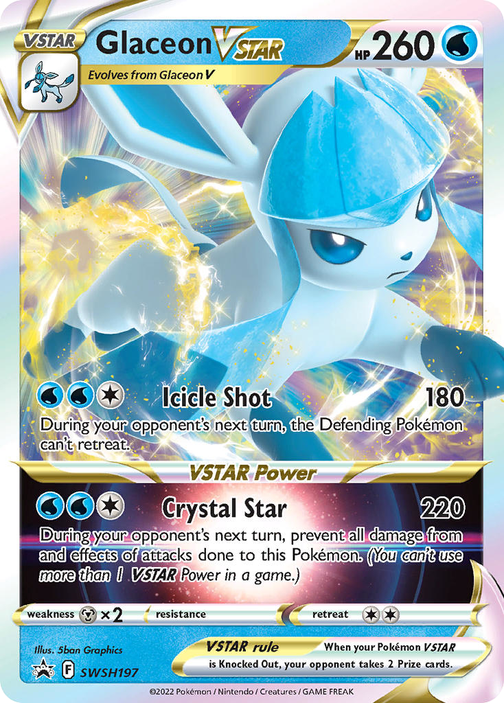 Glaceon VSTAR — SWSH Black Star Promos #197 / 307