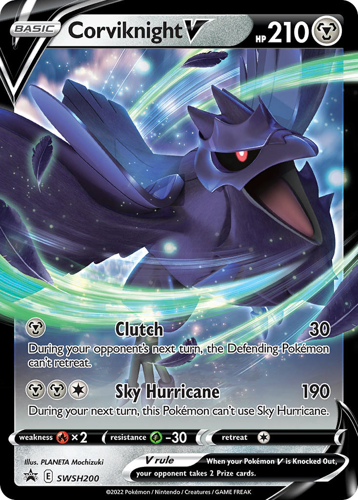 Corviknight V — SWSH Black Star Promos #200 / 307