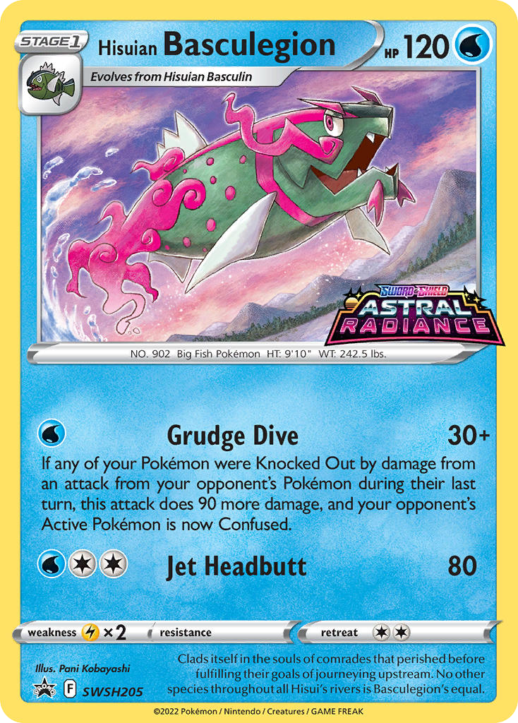 Hisuian Basculegion — SWSH Black Star Promos #205 / 307