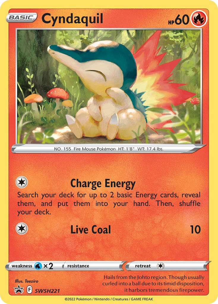 Cyndaquil — SWSH Black Star Promos #221 / 307