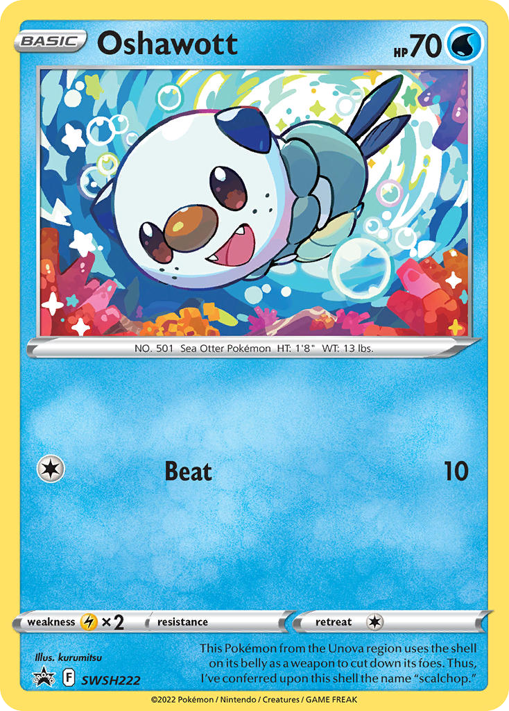 Oshawott — SWSH Black Star Promos #222 / 307