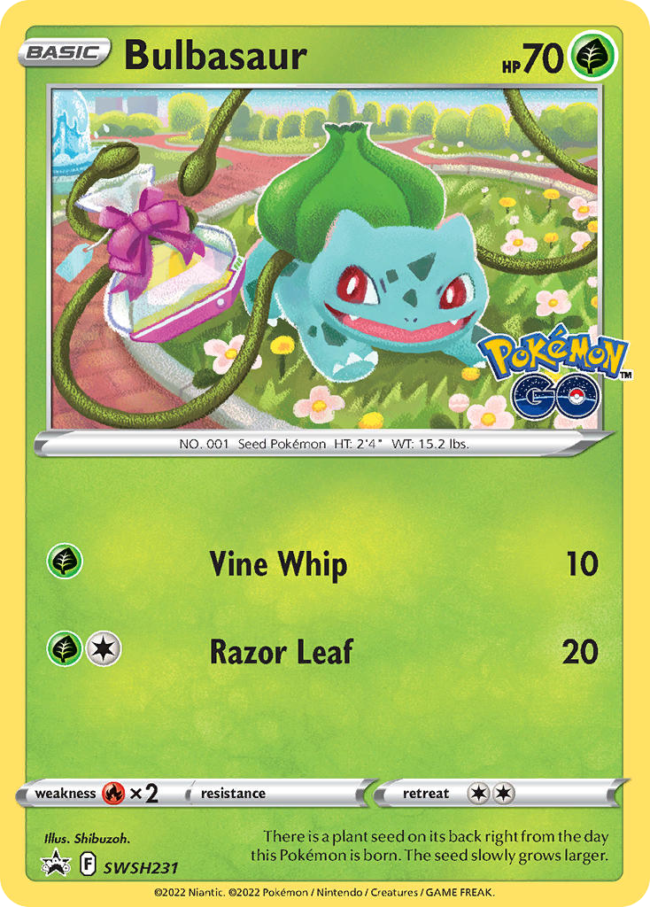 Bulbasaur — SWSH Black Star Promos #231 / 307