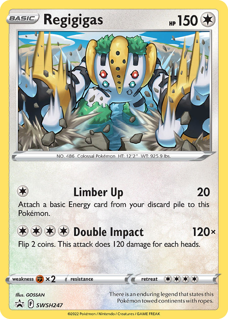 Regigigas — SWSH Black Star Promos #247 / 307