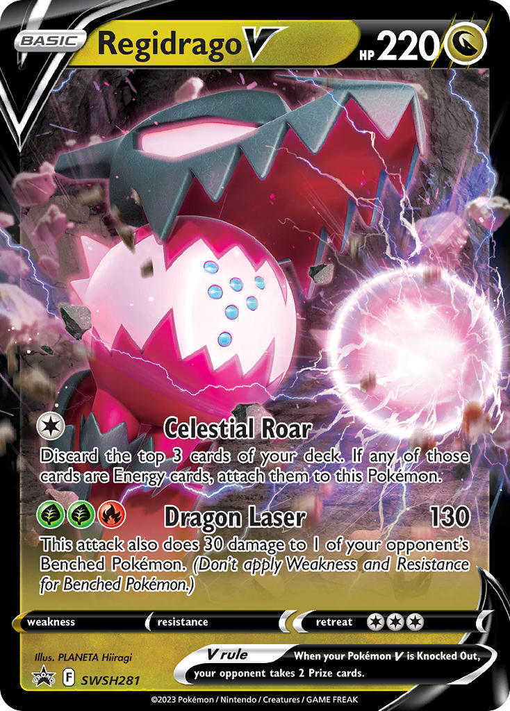Regidrago V — SWSH Black Star Promos #281 / 307
