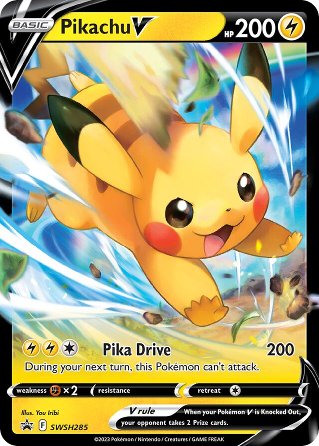 Pikachu V — SWSH Black Star Promos #285 / 307