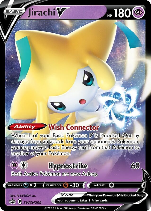Jirachi V — SWSH Black Star Promos #299 / 307