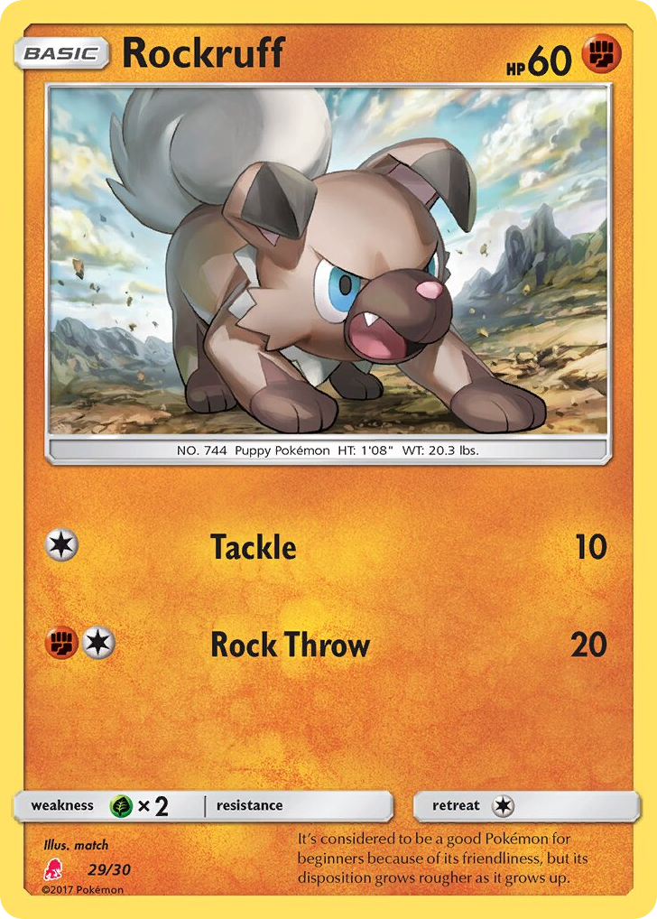 Rockruff — SM Trainer Kit Lycanroc #029 / 30