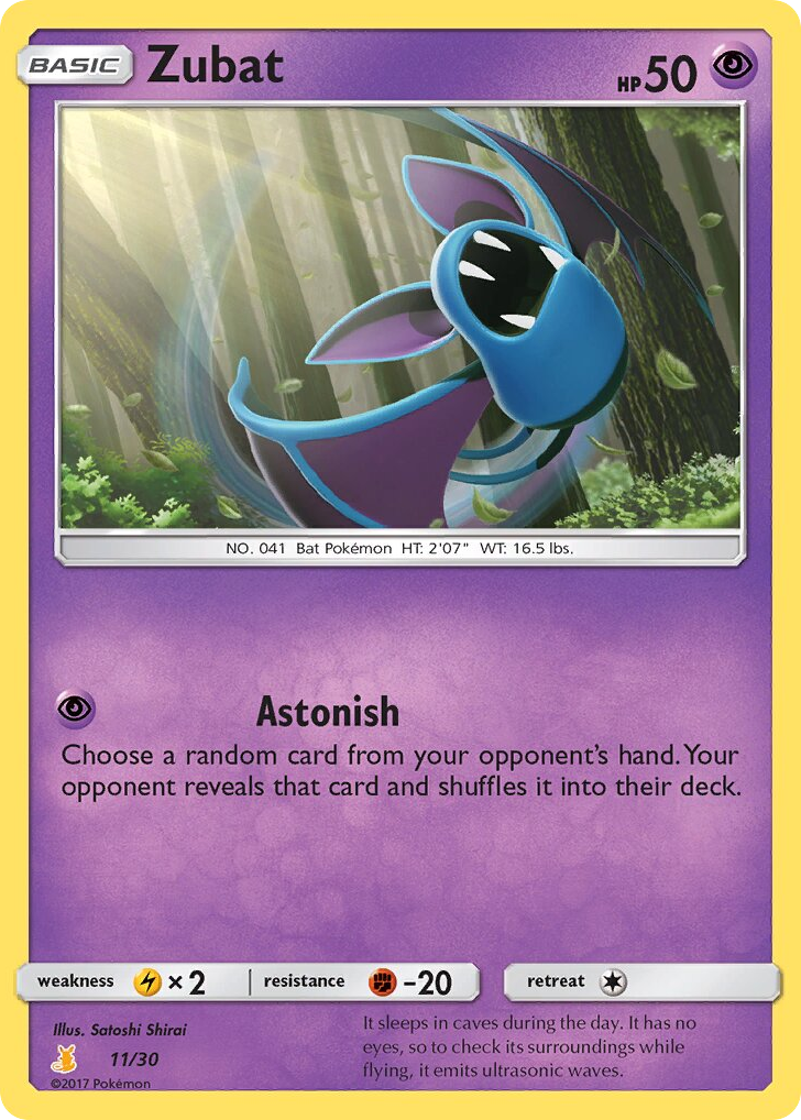 Zubat — SM Trainer Kit Alolan Raichu #011 / 30