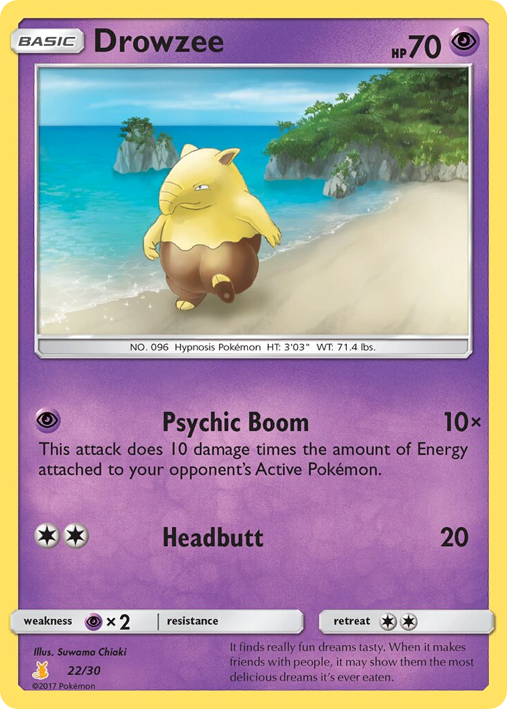 Drowzee — SM Trainer Kit Alolan Raichu #022 / 30
