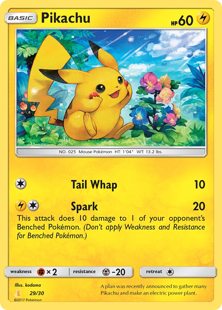 Pikachu — SM Trainer Kit Alolan Raichu #029 / 30