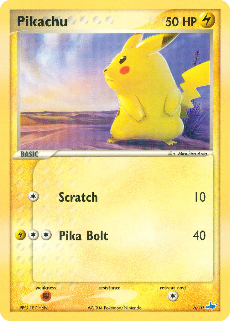 Pikachu — EX Trainer Kit Latios #006 / 10