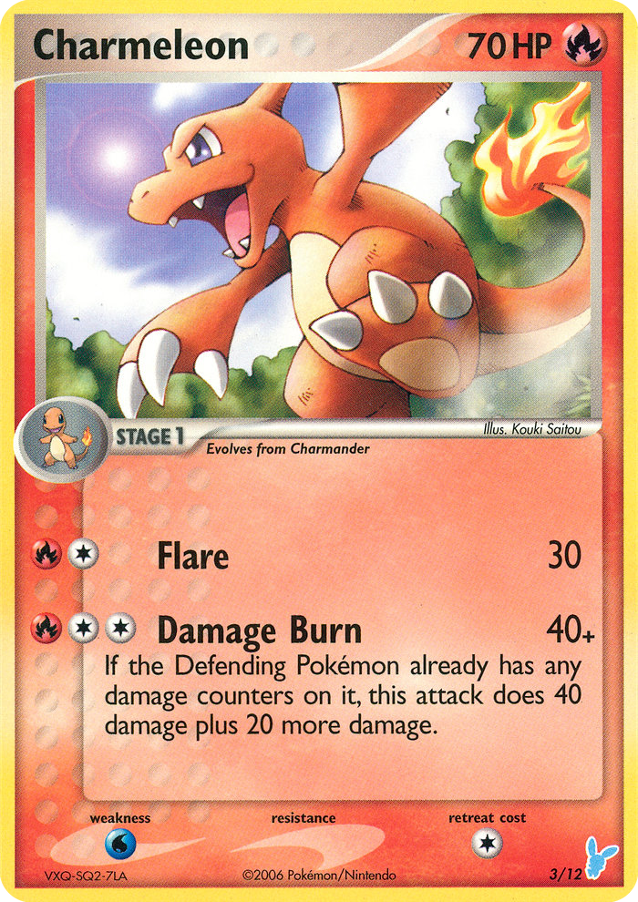 Charmeleon — EX Trainer Kit 2 Minun #003 / 12