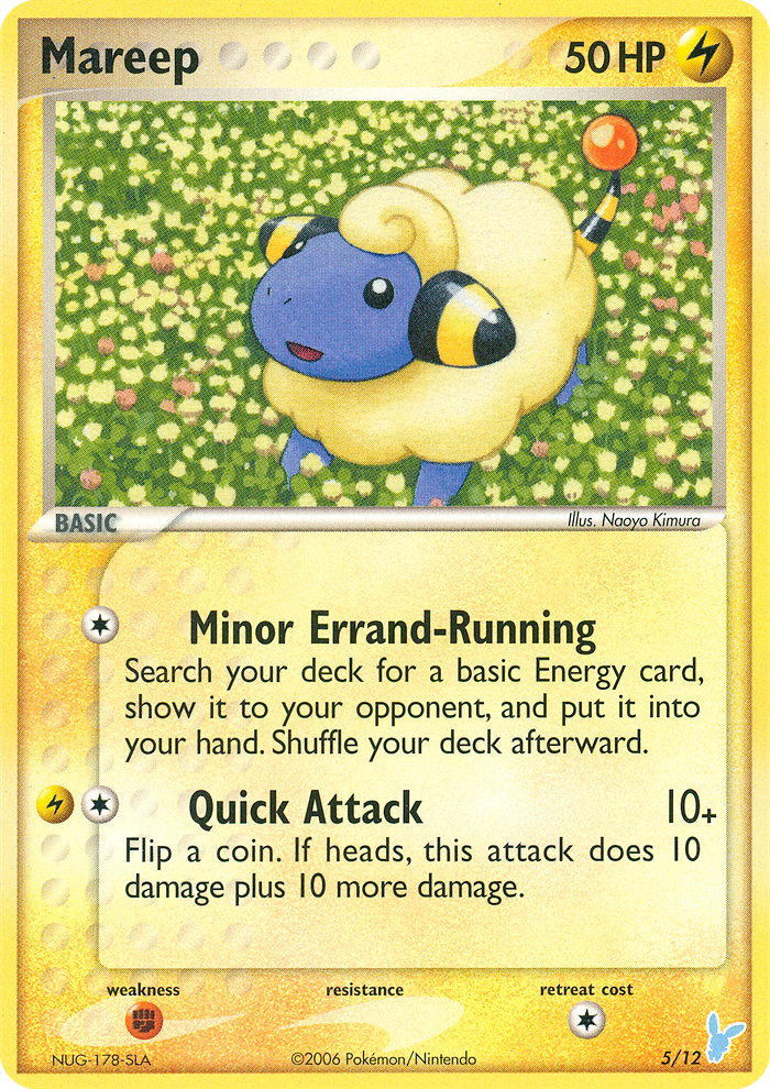 Mareep — EX Trainer Kit 2 Minun #005 / 12