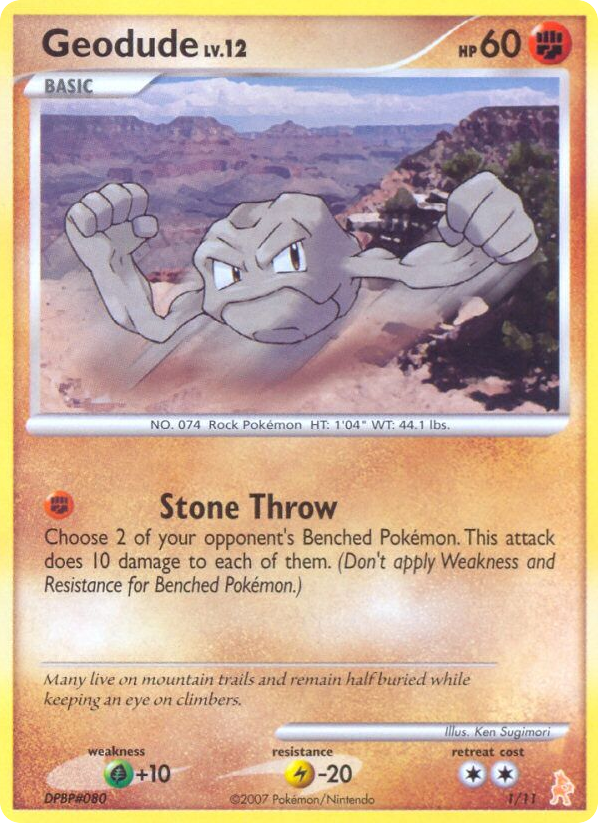 Geodude — DP Trainer Kit Lucario #001 / 11