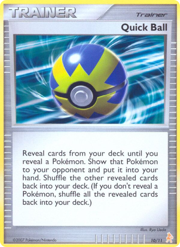 Quick Ball — DP Trainer Kit Lucario #010 / 11