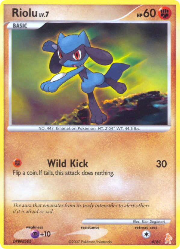 Riolu — DP Trainer Kit Lucario #006 / 11