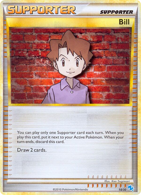 Bill — HGSS Trainer Kit Gyarados #018 / 30