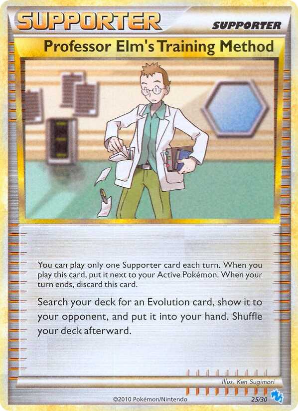 Professor Elm's Training Method — HGSS Trainer Kit Gyarados #025 / 30