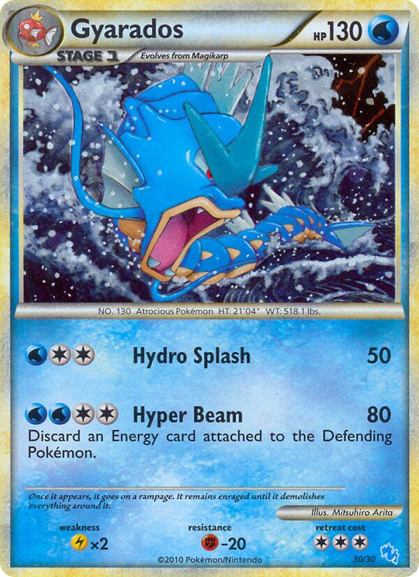 Gyarados — HGSS Trainer Kit Gyarados #030 / 30