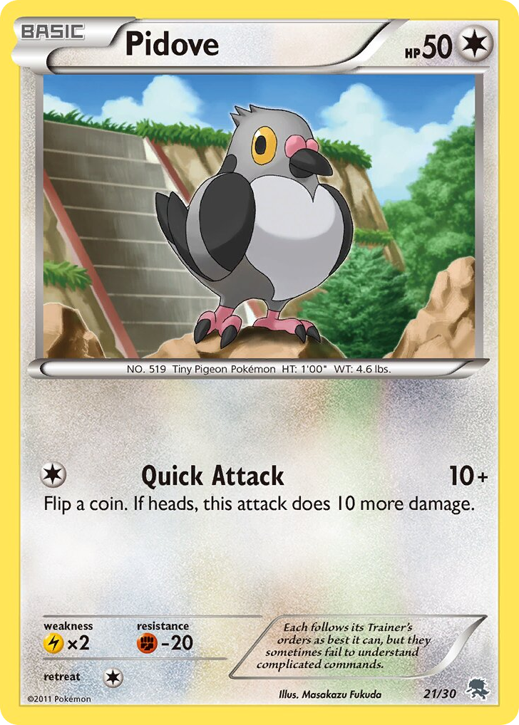 Pidove — BW Trainer Kit Zoroark #021 / 30
