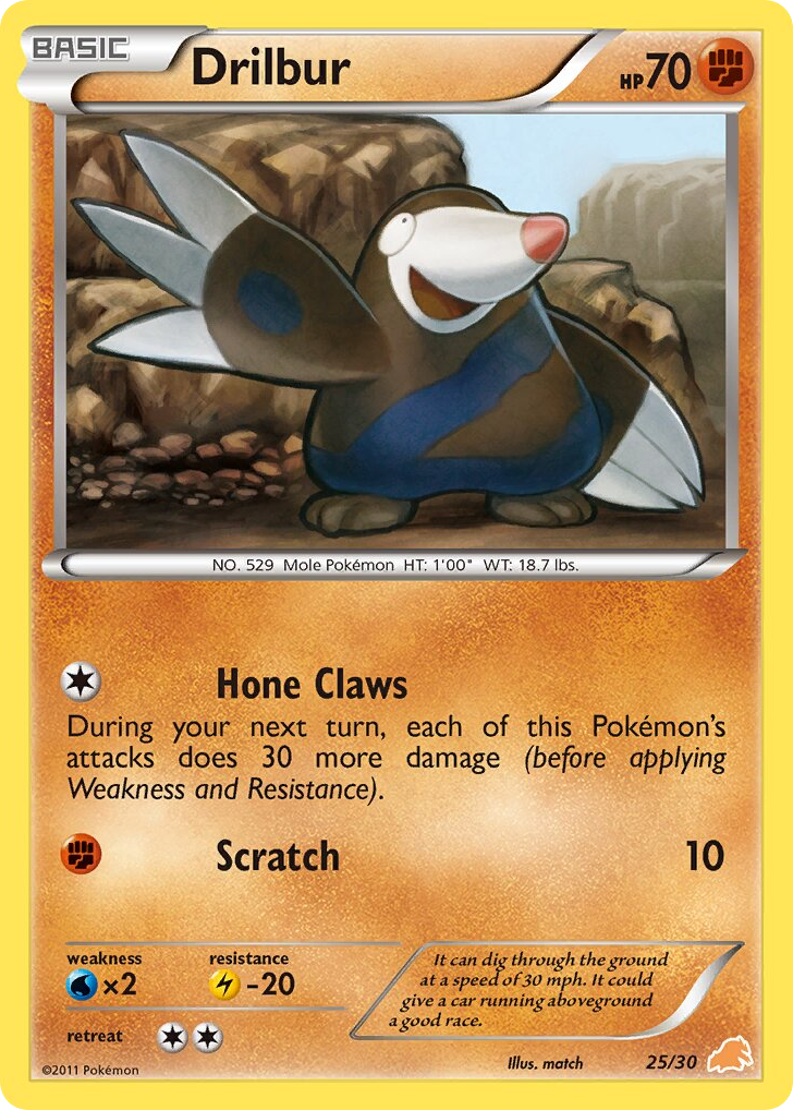 Drilbur — BW Trainer Kit Excadrill #025 / 30