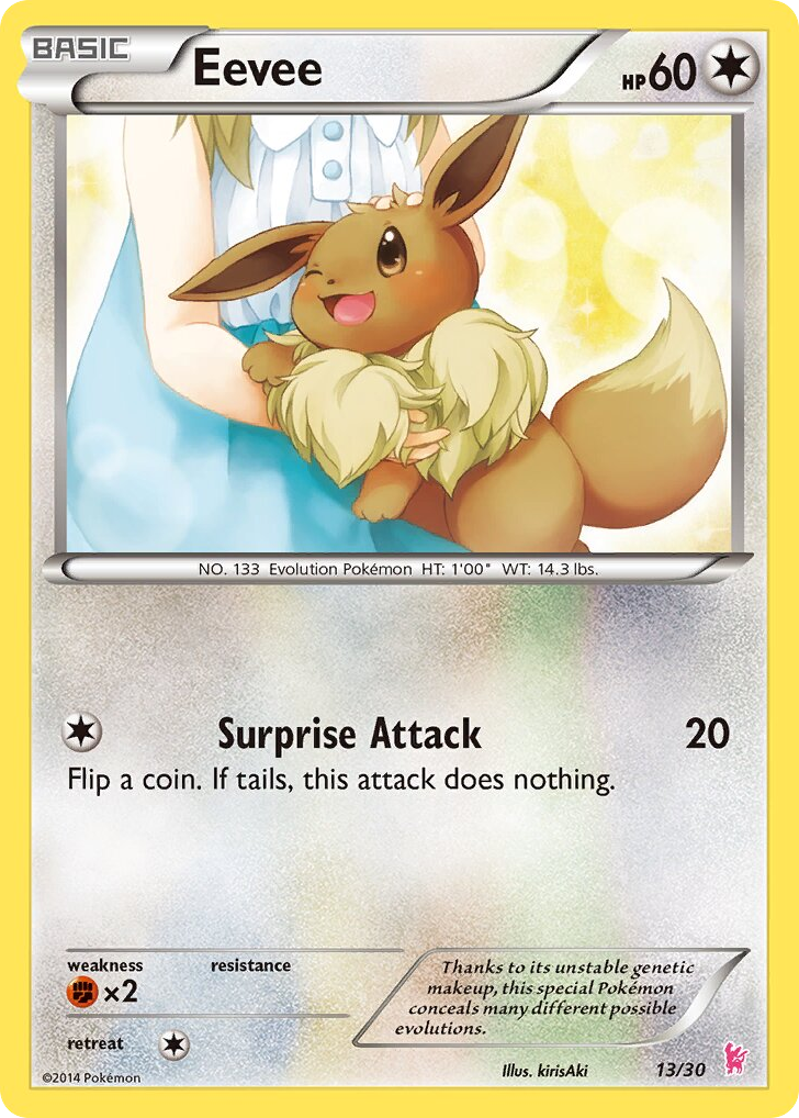 Eevee — XY Trainer Kit Sylveon #013 / 30