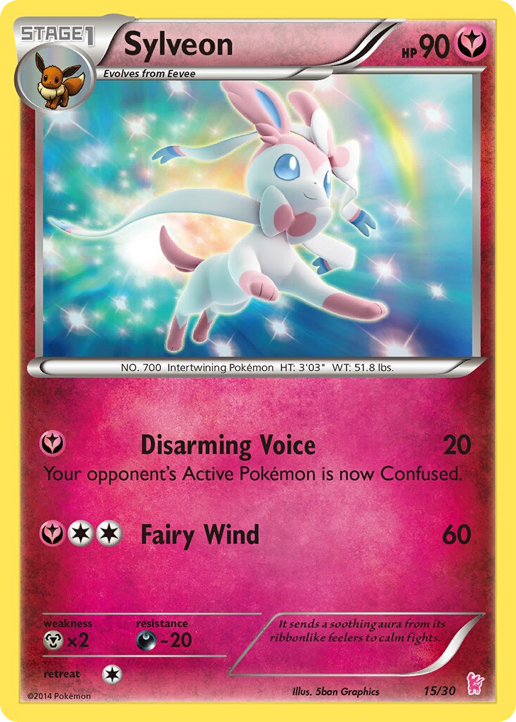 Sylveon — XY Trainer Kit Sylveon #015 / 30
