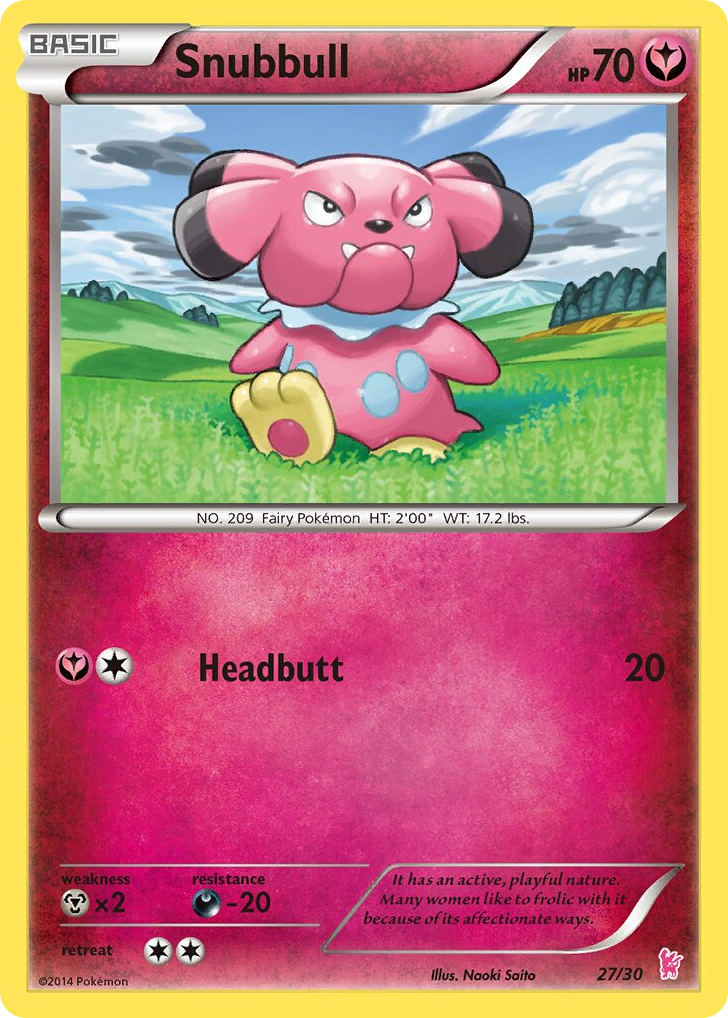 Snubbull — XY Trainer Kit Sylveon #027 / 30