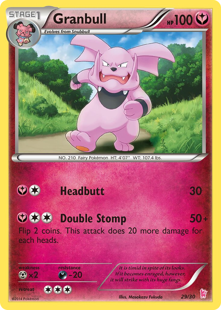 Granbull — XY Trainer Kit Sylveon #029 / 30