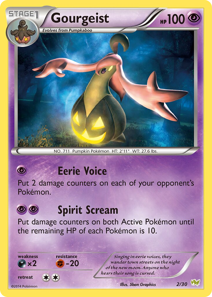 Gourgeist — XY Trainer Kit Noivern #002 / 30