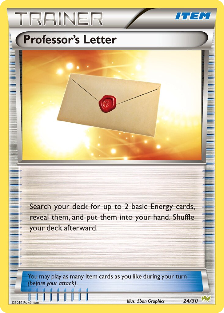 Professor's Letter — XY Trainer Kit Noivern #024 / 30