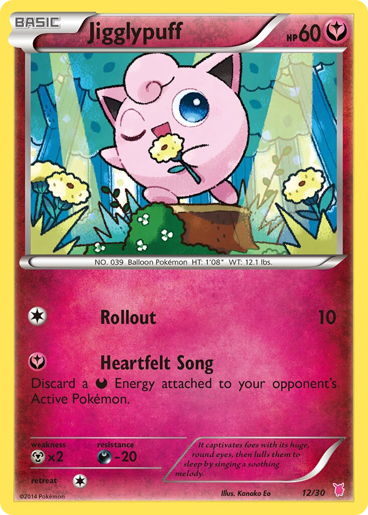 Jigglypuff — XY Trainer Kit Wigglytuff #012 / 30