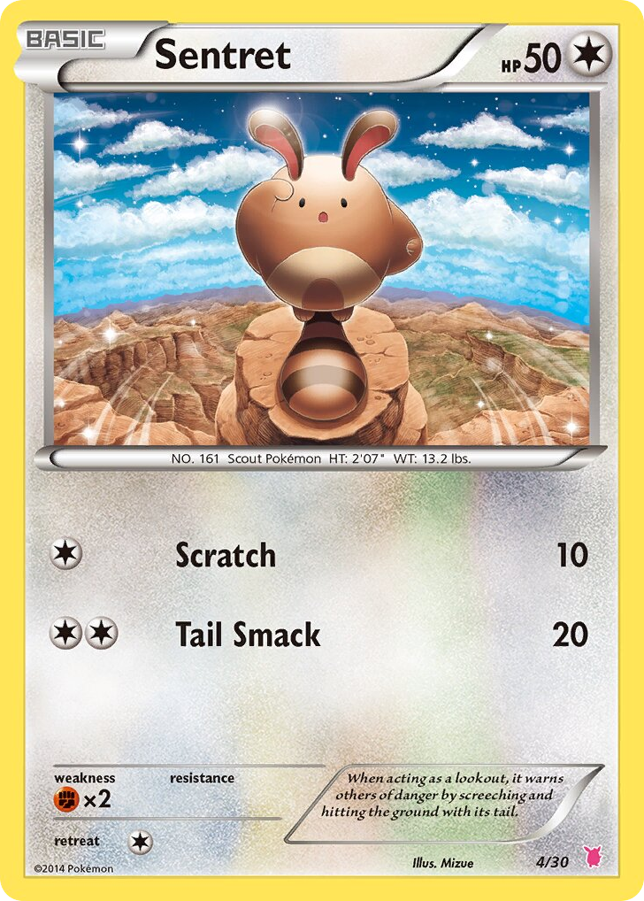 Sentret — XY Trainer Kit Wigglytuff #004 / 30