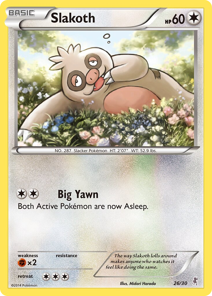 Slakoth — XY Trainer Kit Bisharp #026 / 30