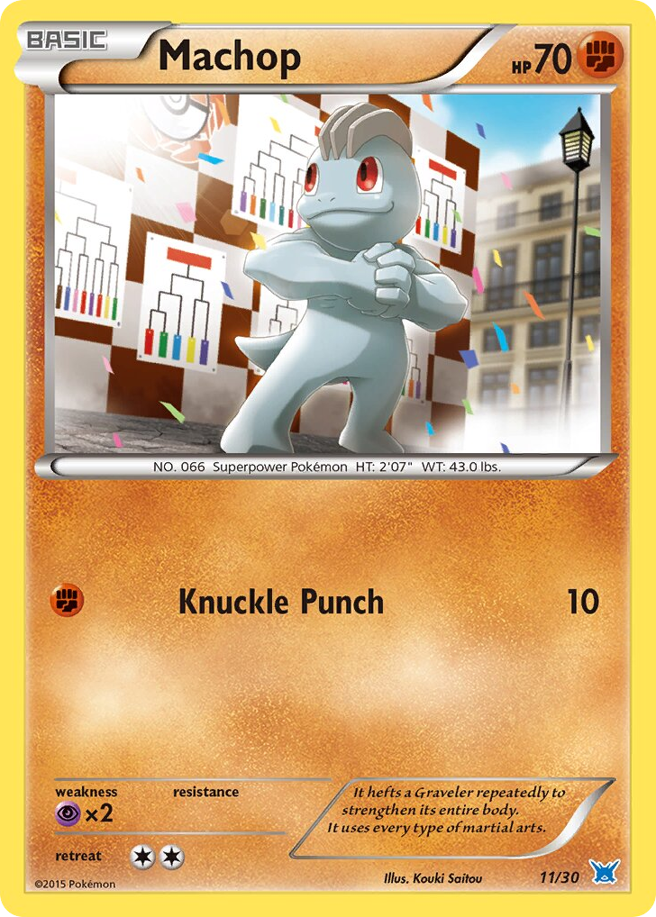Machop — XY Trainer Kit Latios #011 / 30