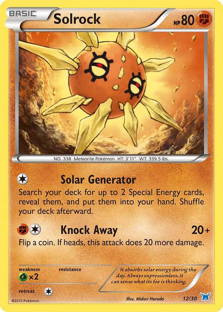 Solrock — XY Trainer Kit Latios #012 / 30