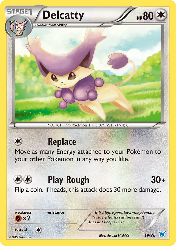 Delcatty — XY Trainer Kit Latios #019 / 30