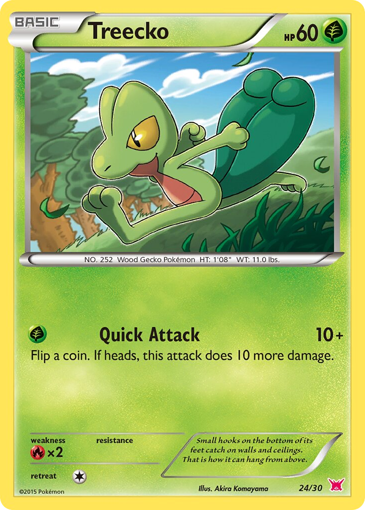 Treecko — XY Trainer Kit Latias #024 / 30