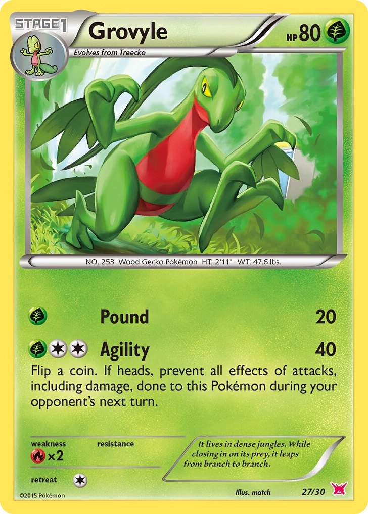 Grovyle — XY Trainer Kit Latias #027 / 30
