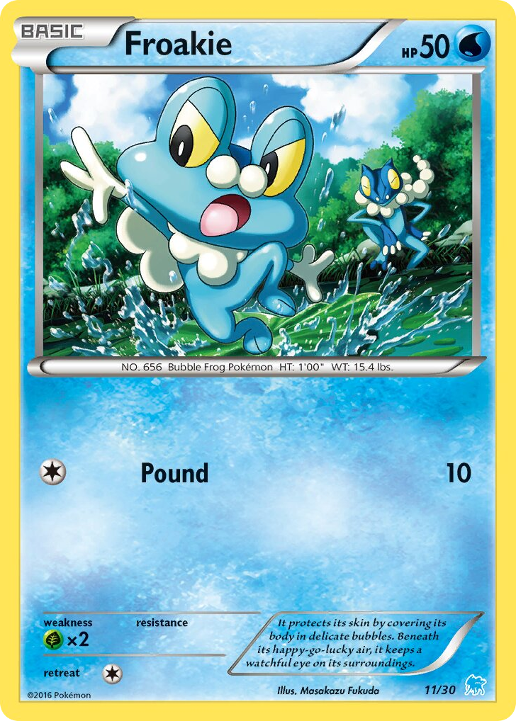 Froakie — XY Trainer Kit Suicune #011 / 30
