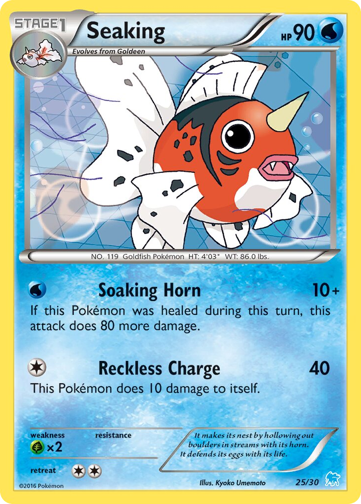 Seaking — XY Trainer Kit Suicune #025 / 30
