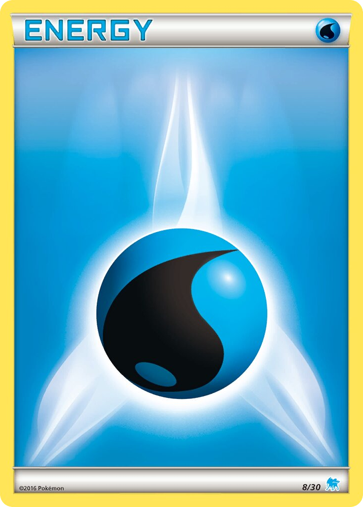 Water Energy — XY Trainer Kit Suicune #008 / 30