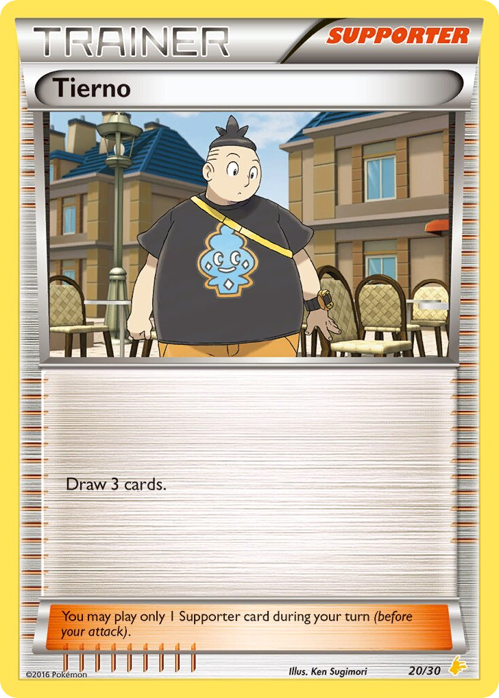 Tierno — XY Trainer Kit Pikachu Libre #020 / 30