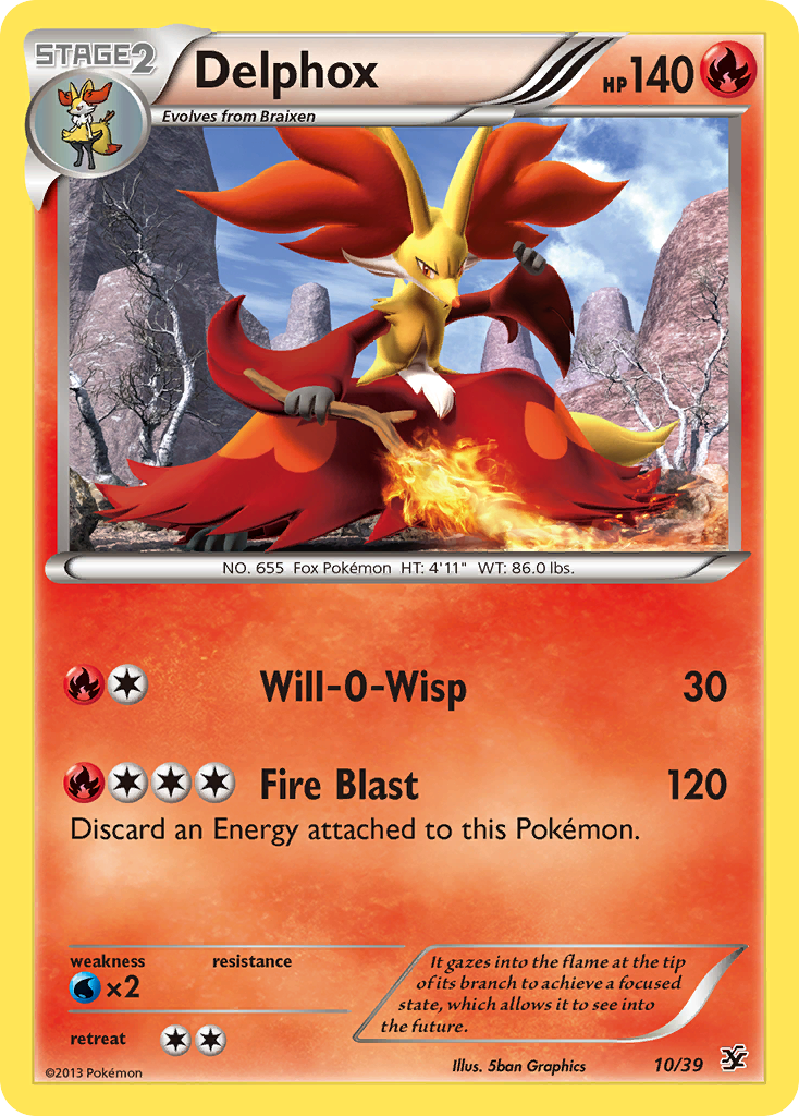 Delphox — Kalos Starter Set #010 / 39