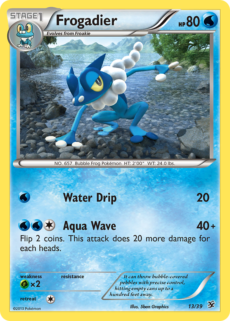 Frogadier — Kalos Starter Set #013 / 39