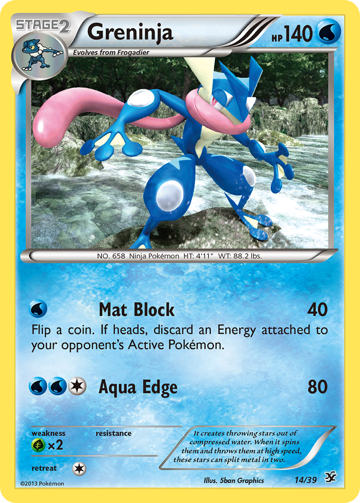 Greninja — Kalos Starter Set #014 / 39