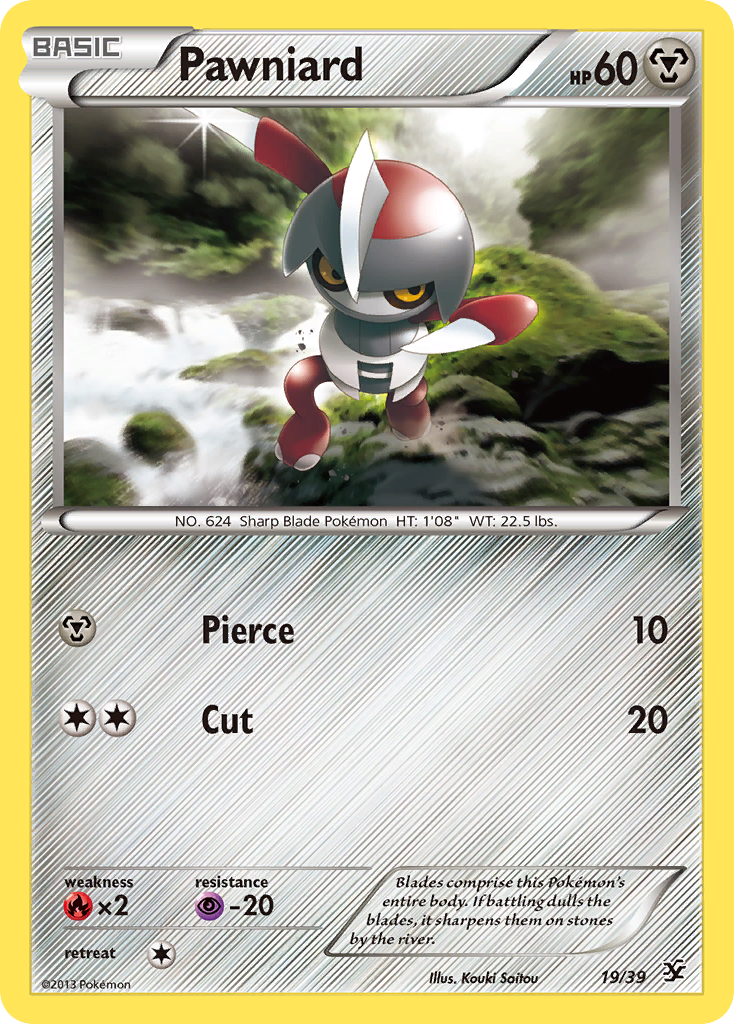 Pawniard — Kalos Starter Set #019 / 39